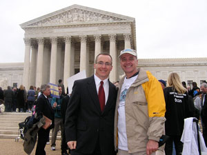 Jerry Vandiver on Supreme Court Steps