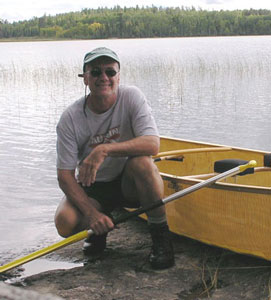 Jerry Vandiver on Nina Moose Lake