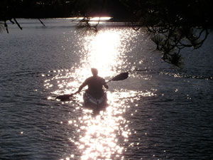 Kayak on Hustler Lake